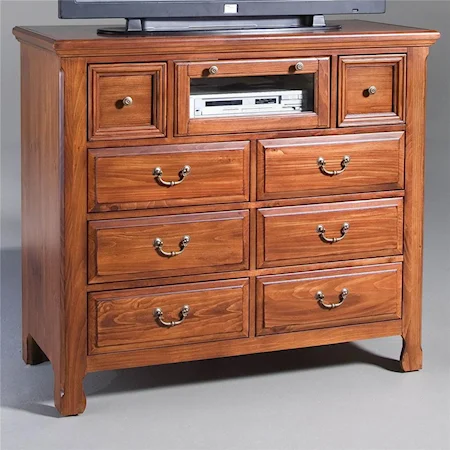 8 Drawer Media Console